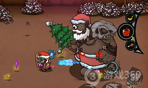 拿圣诞树打怪兽 《失落城堡》圣诞版本逗趣更新