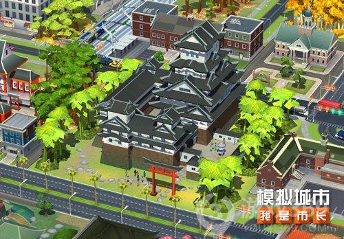 《模拟城市：我是市长》建造东方禅意的神社与民宿