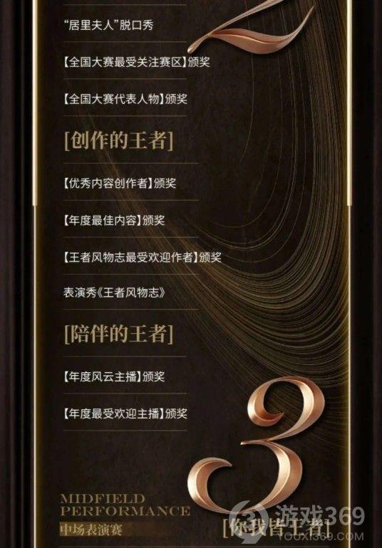 王者荣耀2020年度颁奖典礼节目单