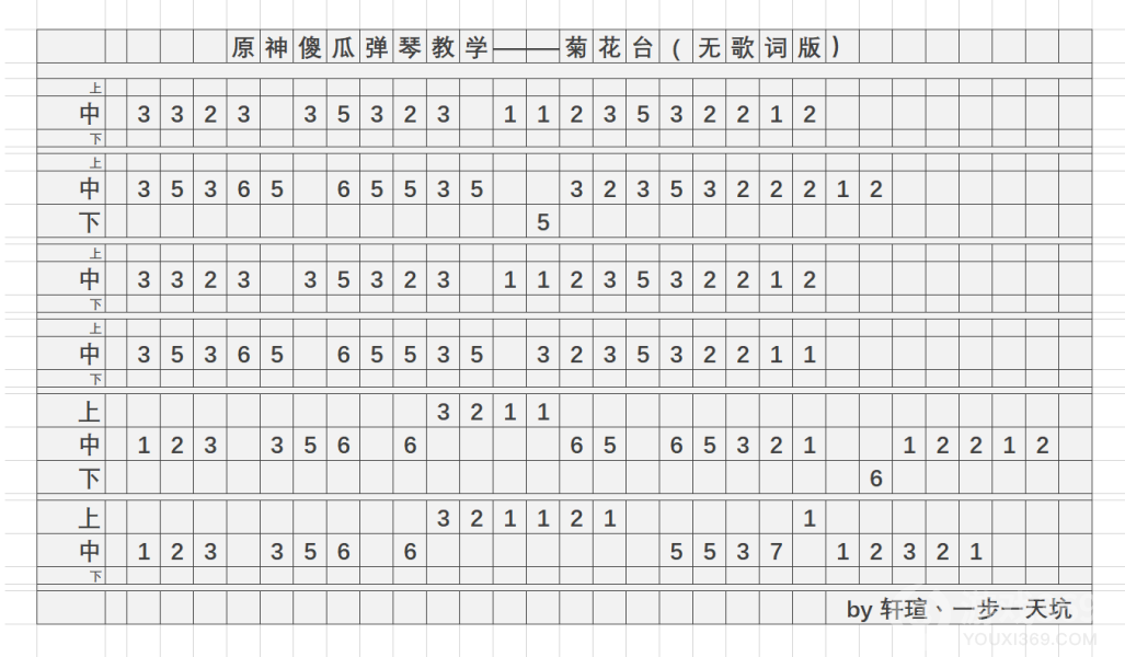 原神pc曲谱_原神pc手机壁纸