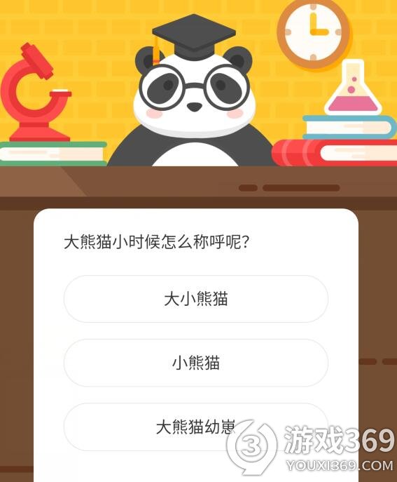 大熊猫小时候怎么称呼呢?