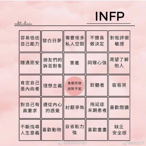 infp表情包 infp型人格梗图一览