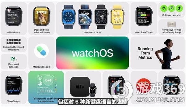 苹果发布WatchOS 9 健康运动两手抓