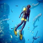 水肺潜水深海游泳模拟器