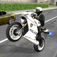 警察摩托城市驾驶Police Bike City Driving
