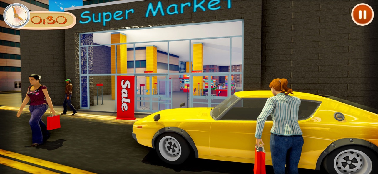 超市杂货店购物游戏3D
