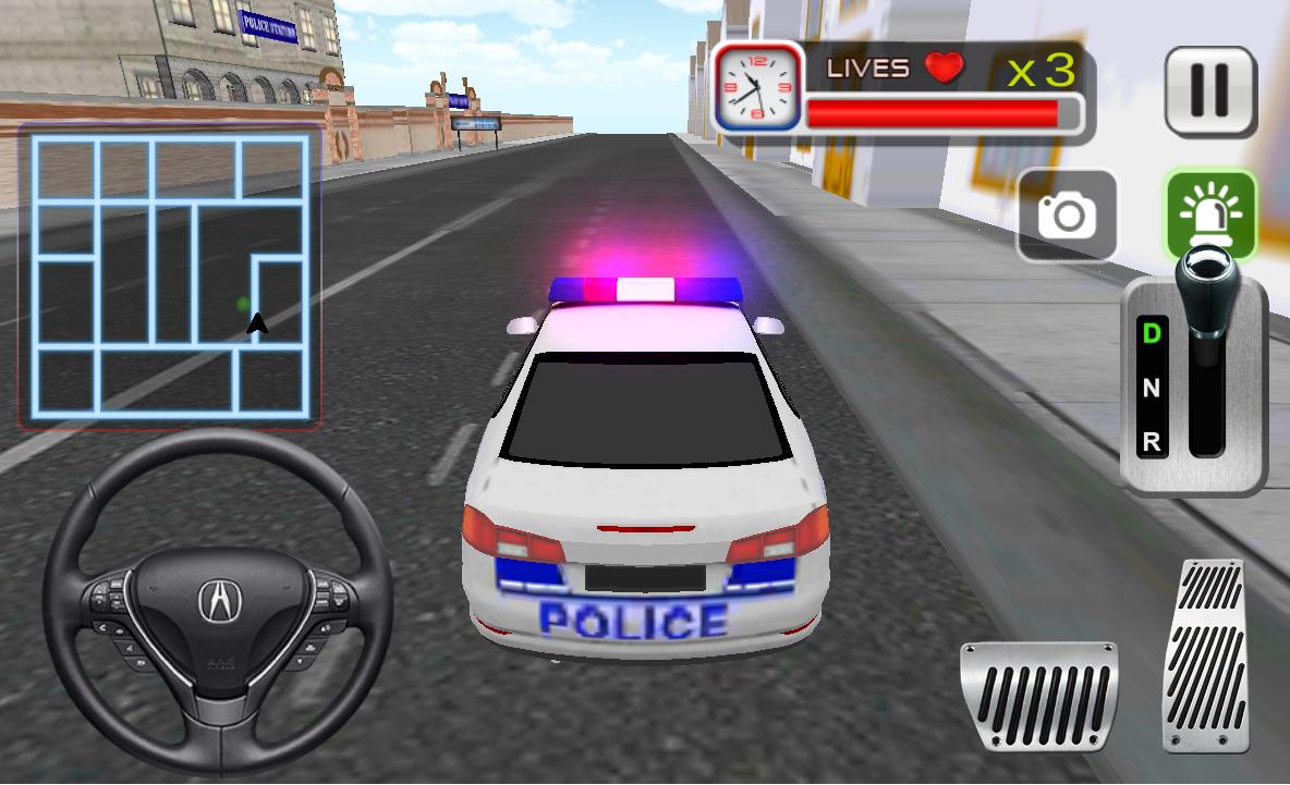疯狂的警车司机3D