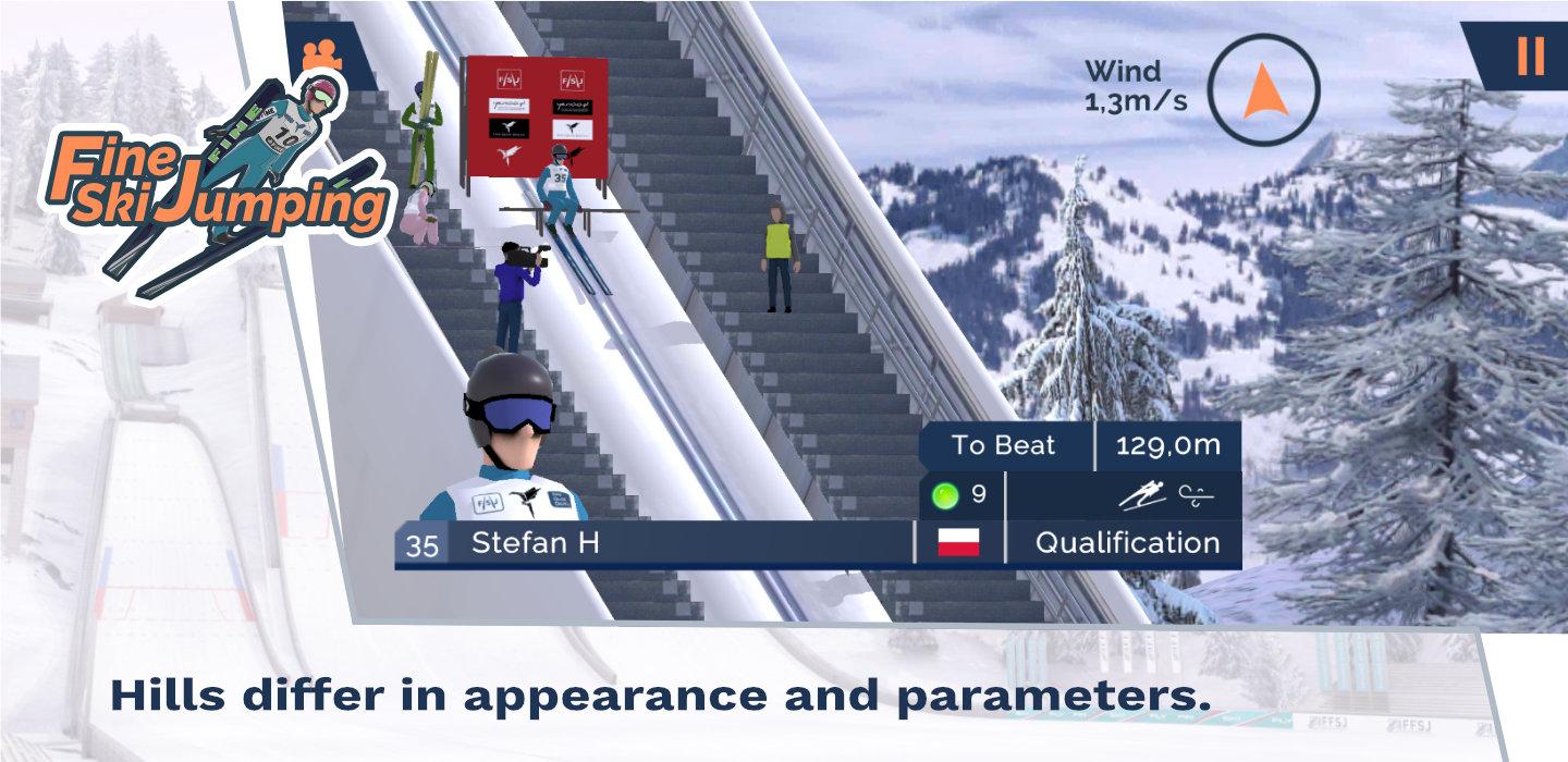精细跳台滑雪