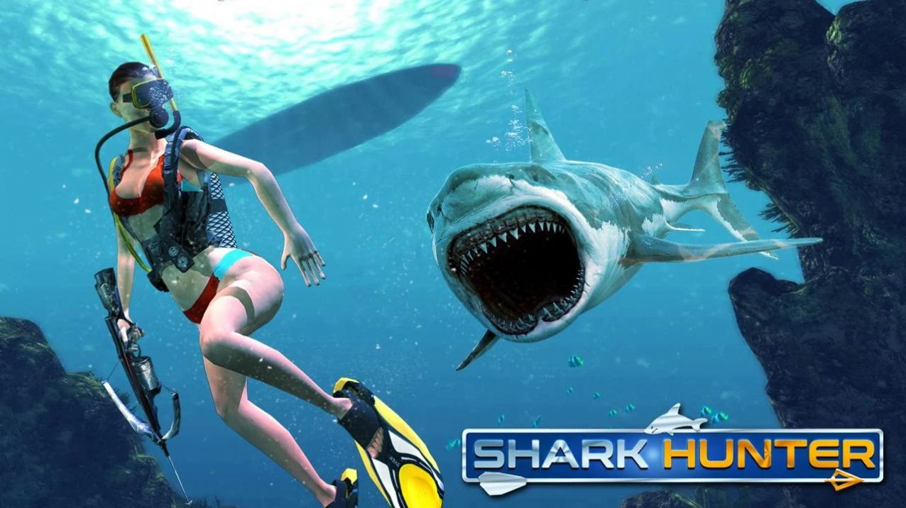 深海鲨鱼捕猎