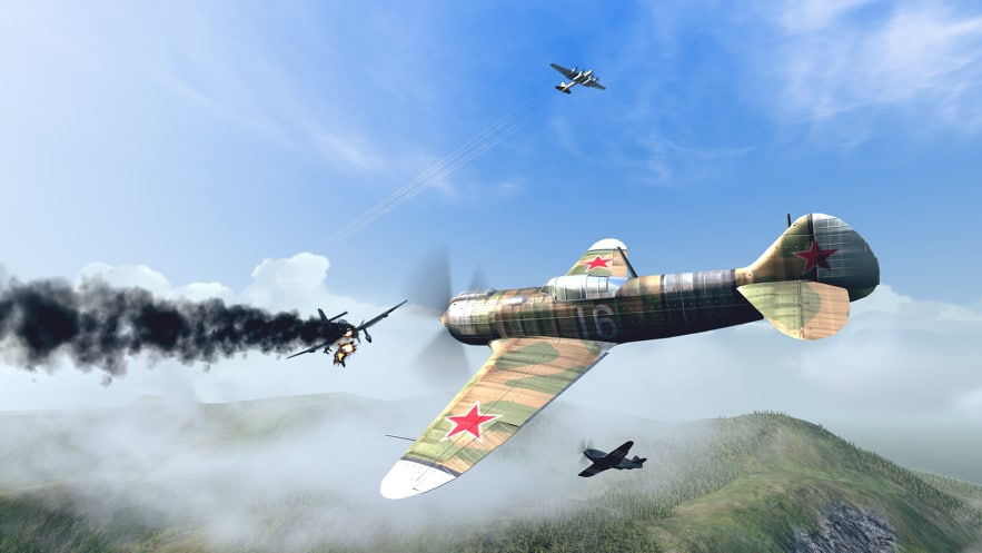 二战：战机空中混战