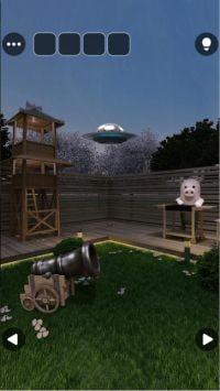夏夜的公园和UFO