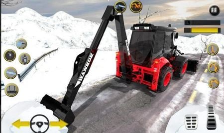 重型挖掘机救援Snow Heavy Excavator Rescue