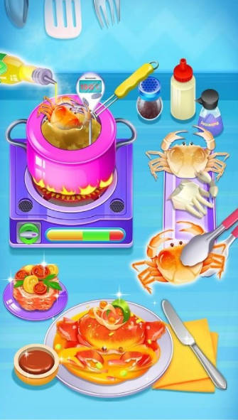 美味螃蟹大餐烹饪制作