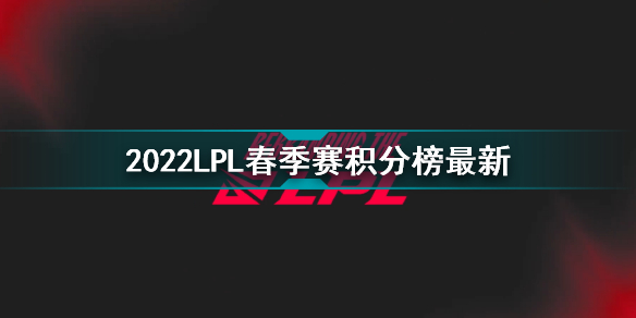 2022LPL春季赛积分榜最新 2022LPL春季赛1月18日积分榜