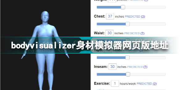 bodyvisualizer网页版下载 bodyvisualizer身材模拟器网页版地址