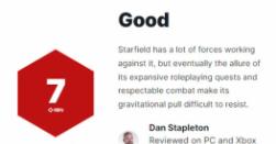《星空》评分争议：Dan Stapleton的评价是否有偏见？
