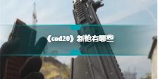 《cod20》新枪有哪些 新枪支内容介绍